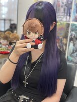 トーキョー オタクヘアー(TOKYO OTAKU HAIR) 前髪のデザインが可愛い!パープルカラー