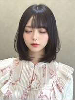 アトラスサロン 札幌大通り(Atras.salon)&nbsp;髪質改善で叶える暗髪外ハネミディアムロブ2