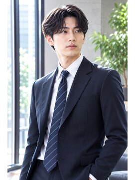 メンズバグズ(MEN's Baguz) 韓国風センターパート毛流れメンズビジネス