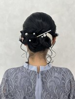アロン(ALLON)&nbsp;肩位の髪の毛でもアップできます
