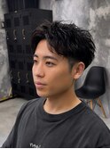 242. 黒髪/ニュアンスパーマ/レイヤーカット/メンズ