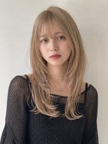 ヘアーズルーム 近鉄八尾(hair's RooM)&nbsp;【近鉄八尾】 フェイスレイヤーセミロング