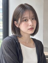 エルム センター南(Elme)&nbsp;丸みボブ×透明感ブラウン