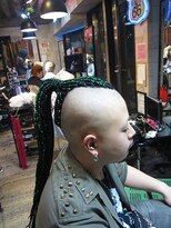 トリックストア(TRICK STORE)&nbsp;モヒカンブレイズ緑＆黒ミックス