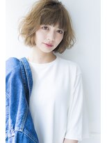 エアー 福岡(AIR)&nbsp;【air-FUKUOKA】大人かわいいカールワンレンボブ