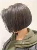 切りっぱなしボブ