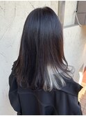 ホワイトインナーカラー