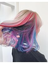 シェリ ヘアデザイン(CHERIE hair design)&nbsp;カラフルインナーユニコーンカラー☆