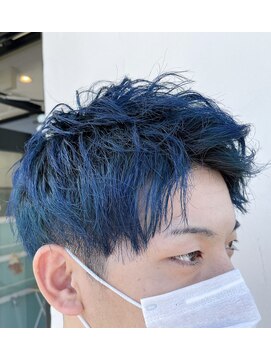 ウル(uLu.) 【メンズもお任せ☆】スパイキーブルーアッシュ☆