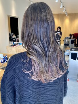 トリート 浦安店(TREAT) インナーカラー×ペールピンク