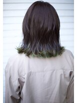 ウィーブス セタガヤ(weaves -SETAGAYA-)&nbsp;裾カラー×ライムグリーン【weaves-SETAGAYA-】