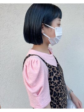 テテ(tete) ブルーブラック/ミニボブ