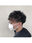 ニュアンスパーマで簡単スタイリング!メンスショート