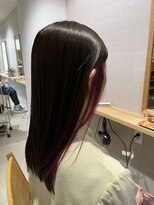 ココペリヘアー 高濃度水素トリートメントミネコラ×セミロング×インナーカラー