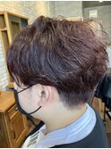 リアルお客様ヘアスタイル★パーマ風ハンサムショート