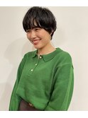 ラフパーマ×ショート