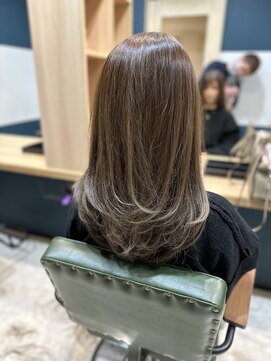 ヘアサロンアンドヘアメイクディー(hair salon hair make D) 仙台D 大人かわいい立体感レイヤーカットグラデーションカラー