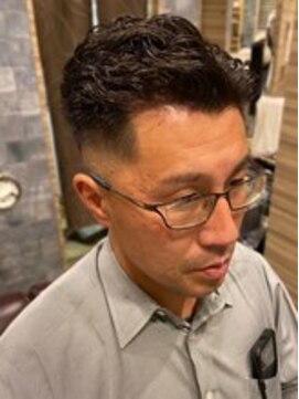 銀座マツナガ 神田店 刈り上げ清潔感メンズナチュラルブラックメンズベリーショート