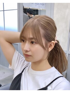 ロンドアヴァントゥス 池袋(Lond aventus) 韓国レイヤー/韓国風/ボブ/髪質改善/黒髪/ブリーチなし〔池袋〕