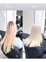 シエラ 心斎橋(CIERA.)&nbsp;CIERA.ホワイトハイブリーチ×ホワイトカラー