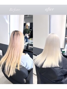 シエラ 心斎橋(CIERA.) CIERA.ホワイトハイブリーチ×ホワイトカラー