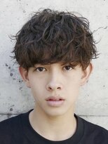 フィフス 栄(fifth)&nbsp;ツイストスパイラルパーマツーブロックメンズマッシュ名古屋栄