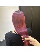 サロンドミルク 溝の口店(salon de MiLK)&nbsp;ピンクレッドカラー