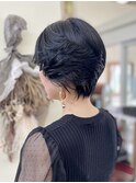 ショート＿イベントヘア＿華やか