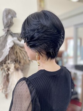 ティーズヘアイナガキイヴピアジェ ショート＿イベントヘア＿華やか