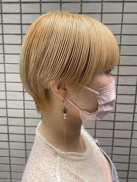 エトラ 渋谷店(etora) マッシュショート　ブロンドカラー