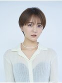 前髪あり大人小顔ショート/30代40代50代/岡野亘希
