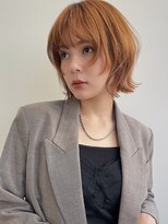 ロイオブジゼル(roi of GiseL)&nbsp;ショートボブ 顔周り 外ハネ 20代30代 アッシュカラー