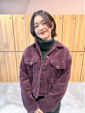 ガーデンヨコハマエスト(GARDEN YOKOHAMA est) ボブルフ　ネビージュ　小顔　レイヤー　シースルー　ワンレン