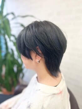 マミーコー 大野店(Mammy Co.)の写真/女性スタイリストならではの細やかな気配りで洗練された大人のショートを提案♪初めてのショートもお任せ◎