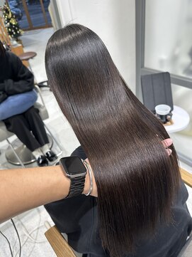 リュドール 春日井店(Rue D'or) Rue D'or春日井×櫻枝  ロング×美髪縮毛矯正