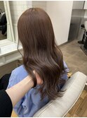 ヘーゼルベージュ10代20代ブリーチなしダブルカラー艶髪