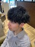【深井限定】♪女性が創る綺麗なスタイル♪カットパーマ＋韓国ダウンor波巻き