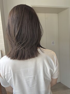 フリック 堺東店(FLICK) ミディアムレイヤー/オリーブカラー/堺東