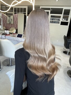 髪屋 紬 ミルクティーベージュ×ケアブリーチ