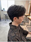 MEN’S HAIR/波巻ツイストスパイラル/フェザーパーマ/下田優也