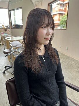 キュオンシア(CUEON. ciea) ハッシュレイヤー×柔らかブラウン