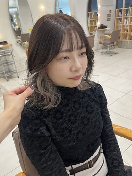 ヴァンカウンシル 金山(VANCOUNCIL kanayama) ホワイトグレージュミニウルフデジタルパーマ AS 36