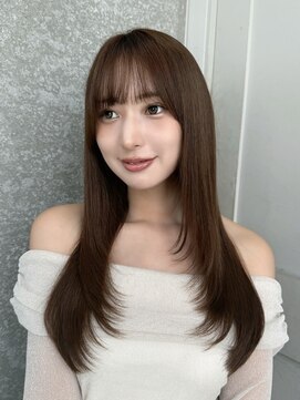 ルームバイシー 新宿(Loom. by Sea) 大人ガーリー×ダークアッシュ[似合わせカット/ミディアム]