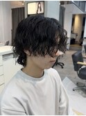 スパイラルパーマ・ニュアンスパーマスペインカールメンズパーマ
