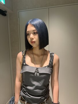 リノ(RLINO) 【名古屋/栄】ボブカット/ブリーチ/ブルーブラック