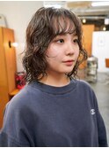 柔らかボブウルフパーマ！