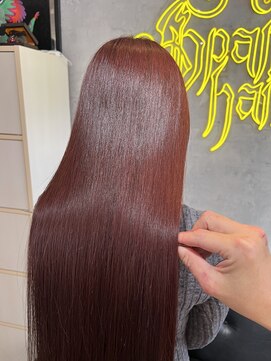 スパークスヘア(Sparks hair) これぞ絹！！これぞ赤髪！！育てよ！！