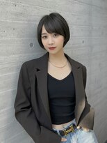 ブラン(Blanc Aoyama)&nbsp;レイヤーカット/顔まわりカット/ブリーチなし/ボブ/ショートボブ