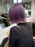 【夏のイメチェンならこれ♪】カット+ケアブリーチダブルカラー+髪質再生。