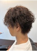 ツイストミックスパーマ ツーブロック